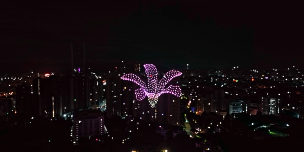 3D Drone Light Show