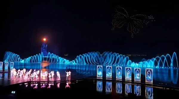 Drone Swarm Light Show