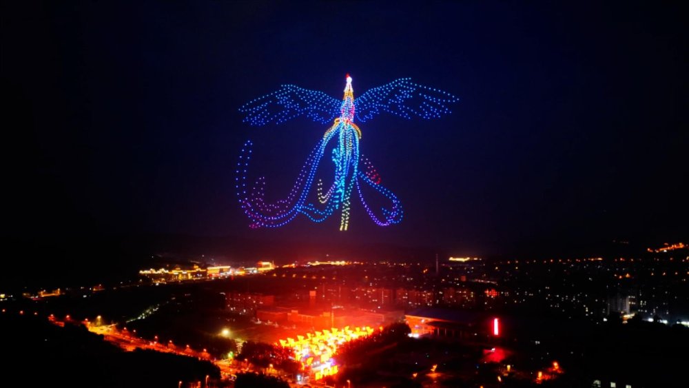 Drone Formation Light Show
