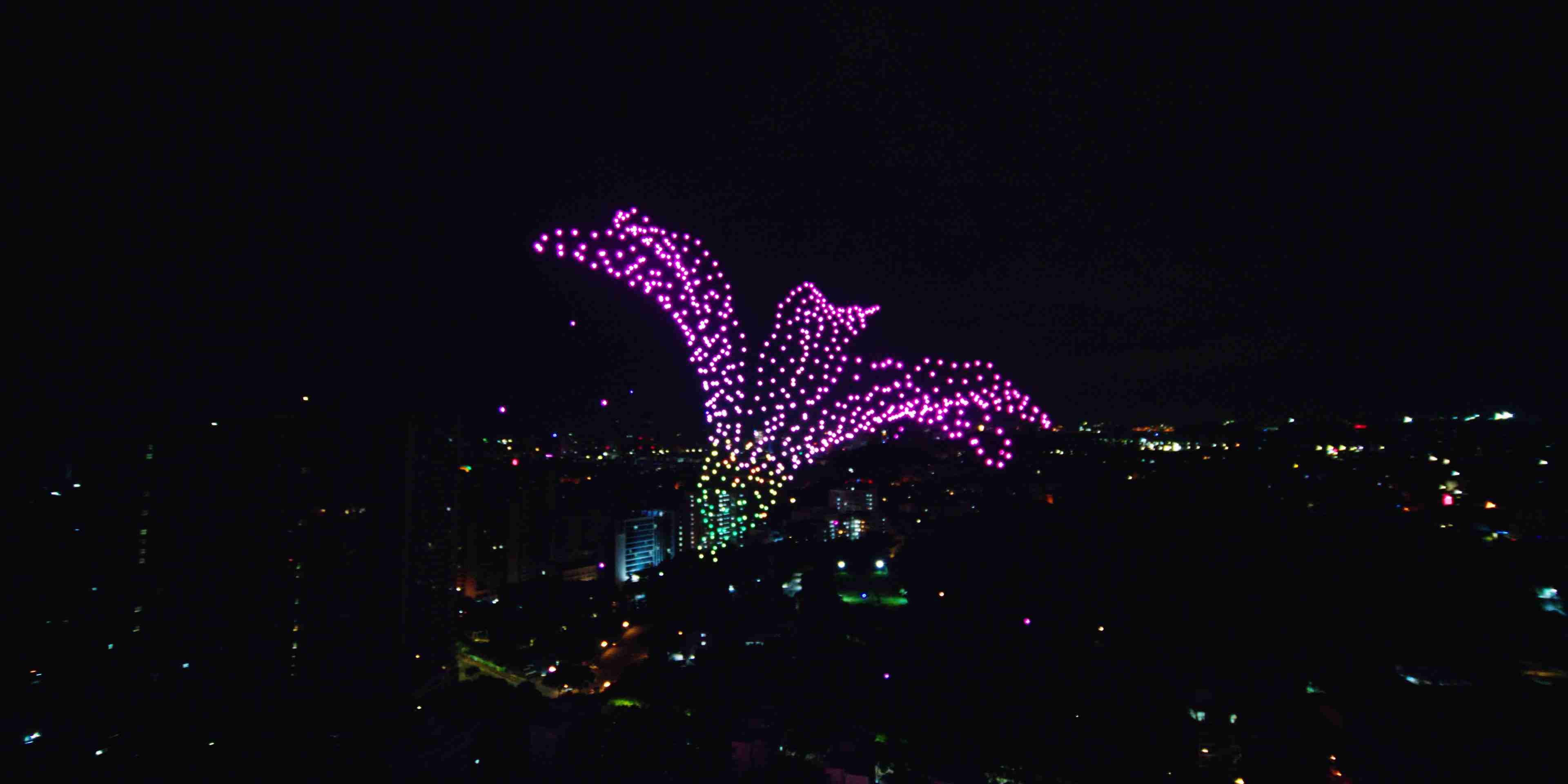 Drone show performance
