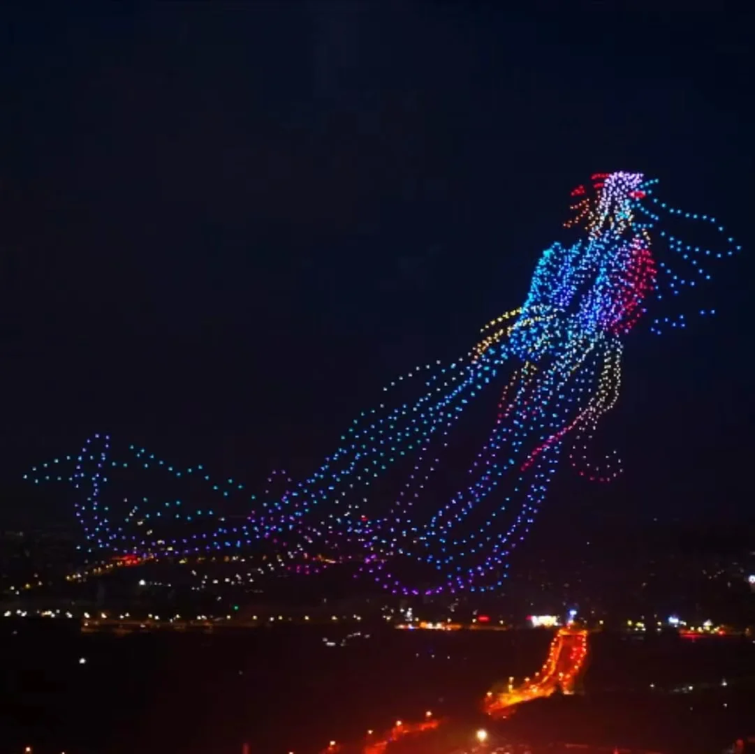 How to create complex pattern drone formation light show through programming?