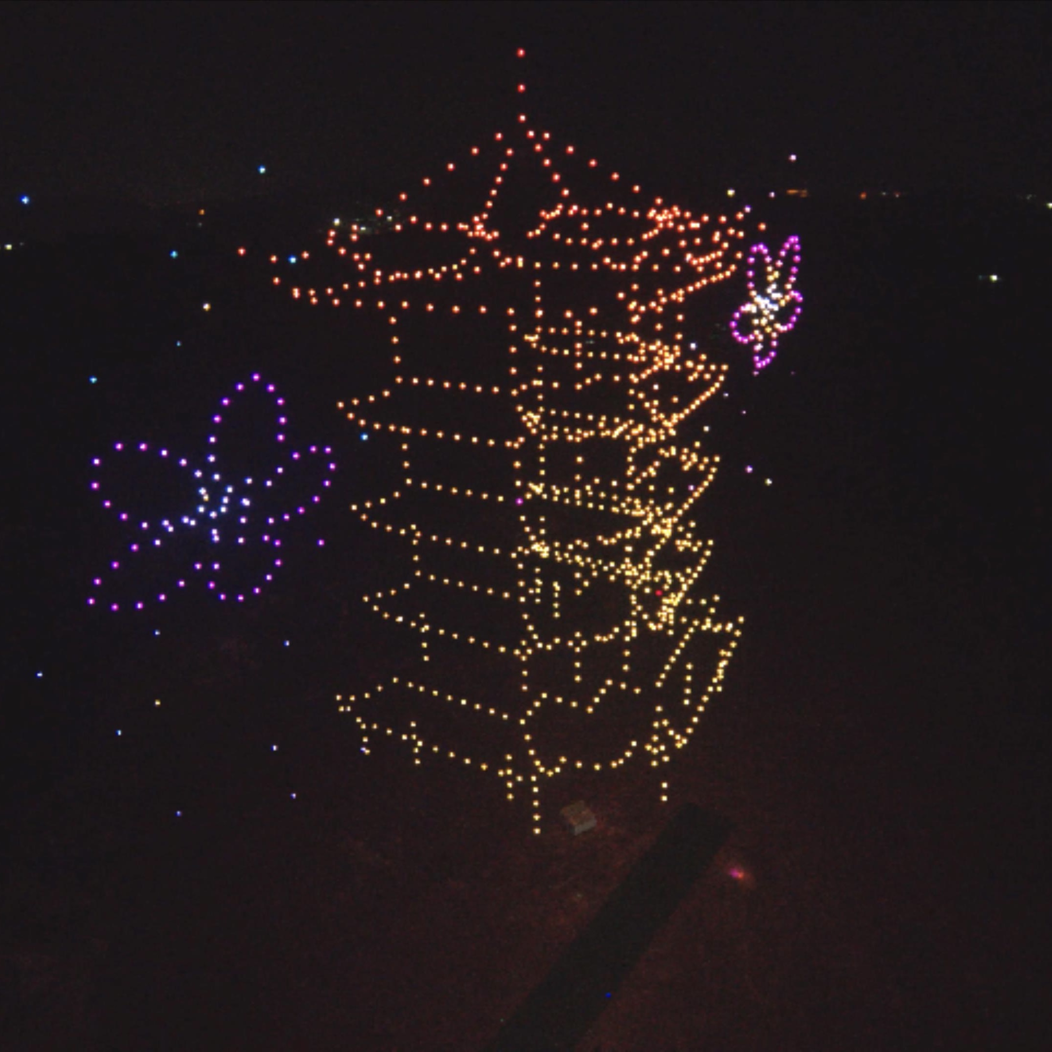 Menciptakan kekaguman di langit: Dunia pertunjukan cahaya drone yang memukau