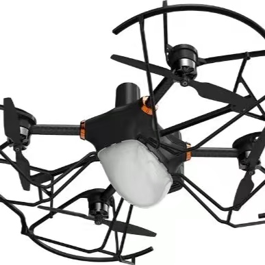 How does the EMO outdoor swarming drone automatically adjust the light?