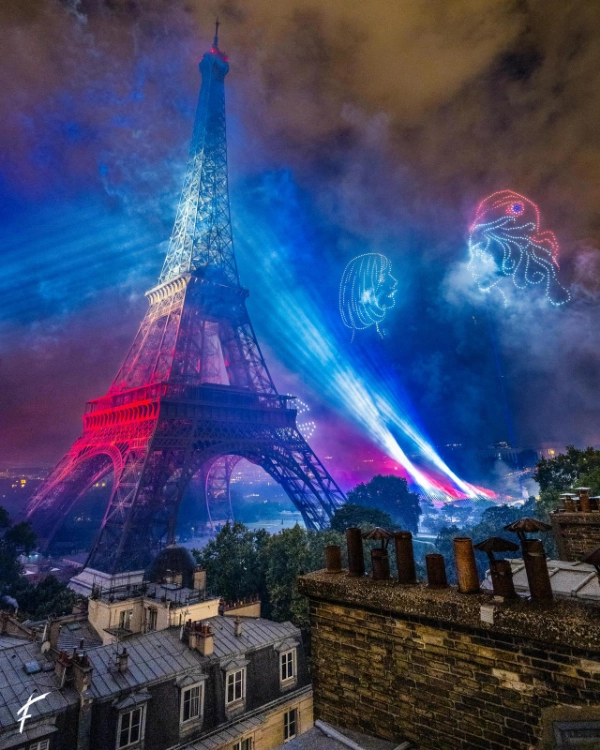 Drone Formation Light Show