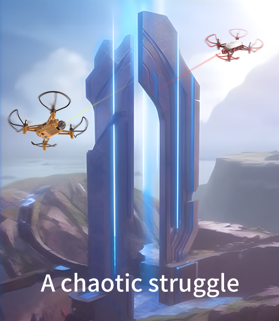 A chaotic struggle