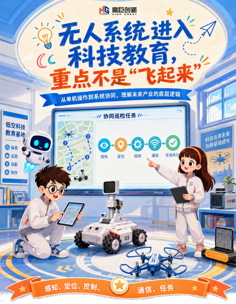 无人系统进入科技教育，重点不是&ldquo;飞起来&rdquo;
