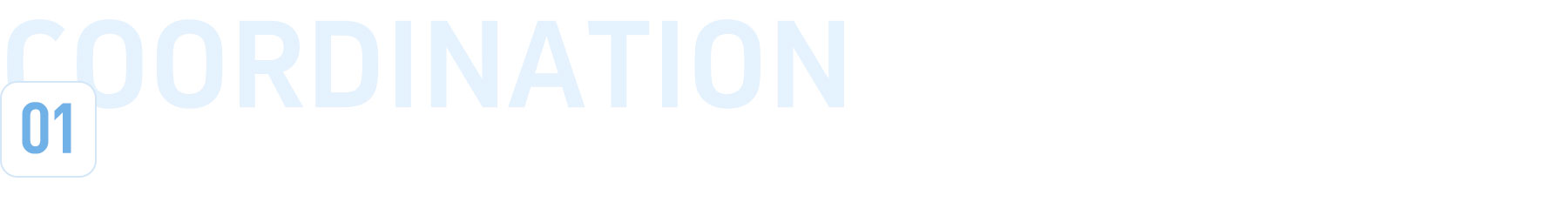 01 COORDINATION
