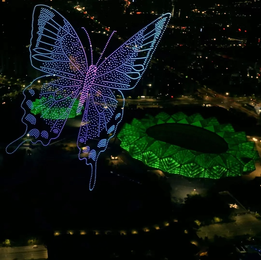 Fascinating World of 3D Drone Swarm Light Show